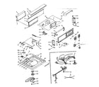 Kenmore 1106205806 top and console assembly diagram