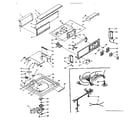 Kenmore 1106204857 top and console assembly diagram