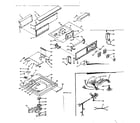 Kenmore 1106204858 top and console assembly diagram