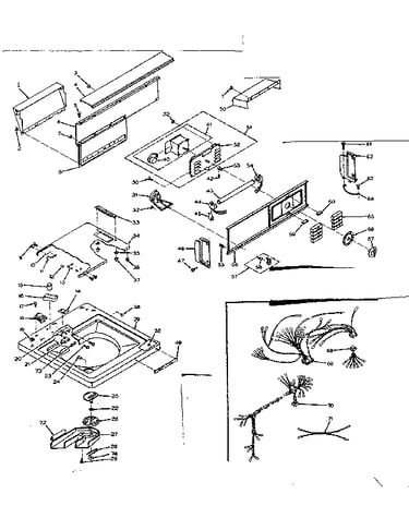 Top and console assembly