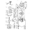 Kenmore 1106005302 machine sub-assembly diagram