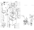 Kenmore 1106004710 machine sub-assembly diagram