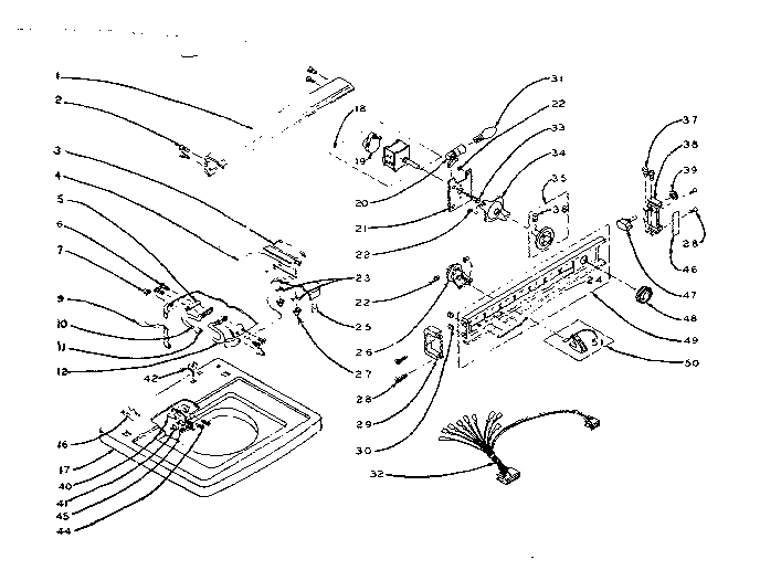 Top and console assembly