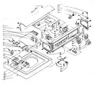 Kenmore 1106104300 top and console assembly diagram