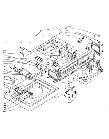 Top and console assembly