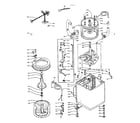 Kenmore 1106105350 machine sub-assembly diagram