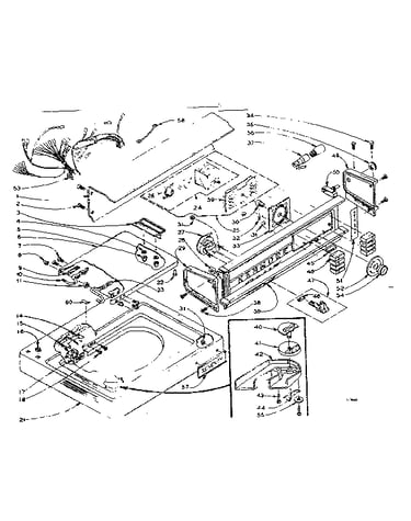 Top and console assembly