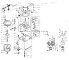 Kenmore 1106105750 machine sub-assembly diagram
