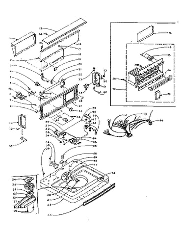 Top and console assembly