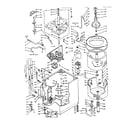 Kenmore 1106204353 machine sub-assembly diagram