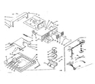 Kenmore 1106205303 top and console assembly diagram