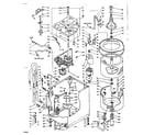 Kenmore 1106205354 machine sub-assembly diagram