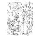Kenmore 1106204306 machine sub-assembly diagram