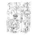 Kenmore 1106204357 machine sub-assembly diagram