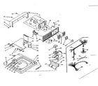 Kenmore 1106204307 top and console assembly diagram