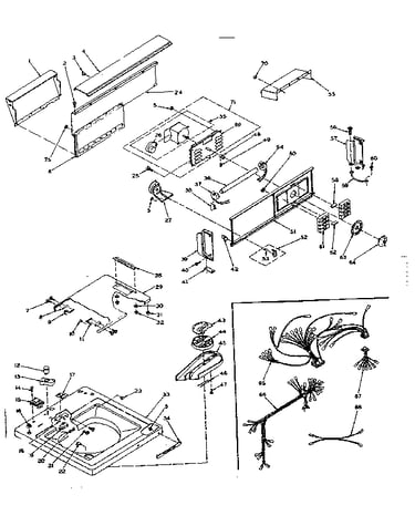 Top and console assembly