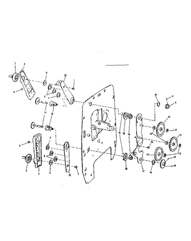 Reel arms and gears