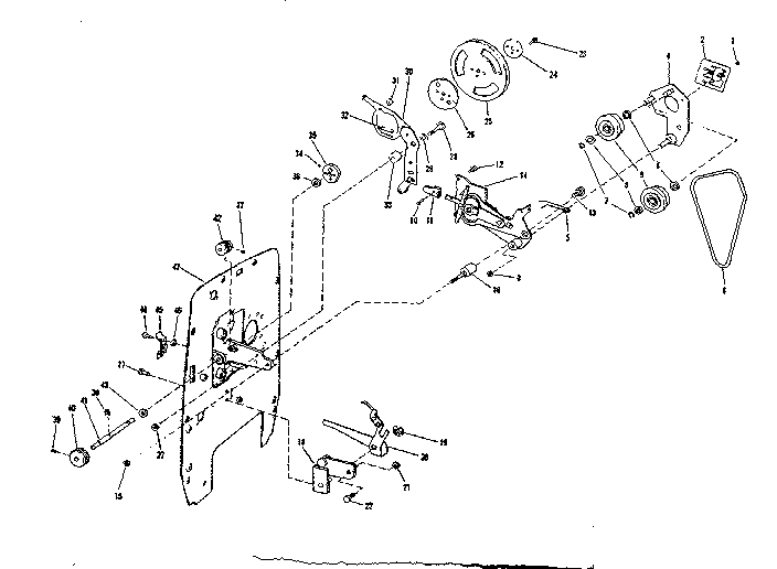 SHUTTER, SHUTTLE AND DRIVE MECHANISM
