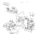 Sears 9271AY reel arms and gears diagram