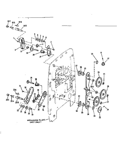 Reel arms and gears