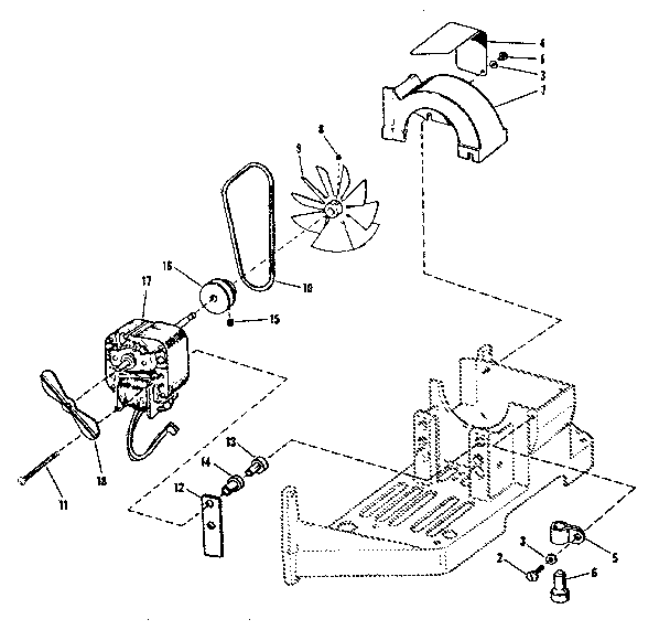 Motor, fan, and speed control