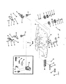 Sprockets, loop formers and lens carrier