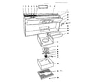 Kenmore 15552292 range hood assembly diagram