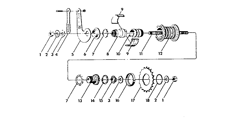 Bendix coaster brake
