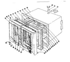 Kenmore 1019026400 oven section diagram