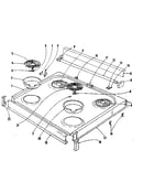 Cook top section