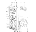 Kenmore 1019026660 control panel section diagram