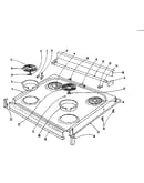 Cook top section