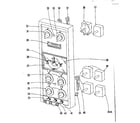 Kenmore 1019026641 control panel section diagram