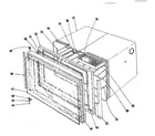 Kenmore 1019026601 oven section diagram
