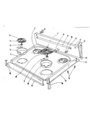 Cook top section