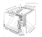 Kenmore 1019036400 lower oven section diagram