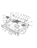 Cook top section