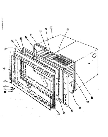 Upper oven section