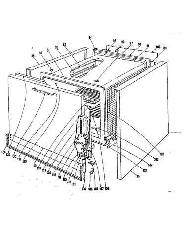 Lower oven section
