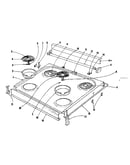 Cook top section