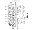Kenmore 1019036541 control panel section diagram