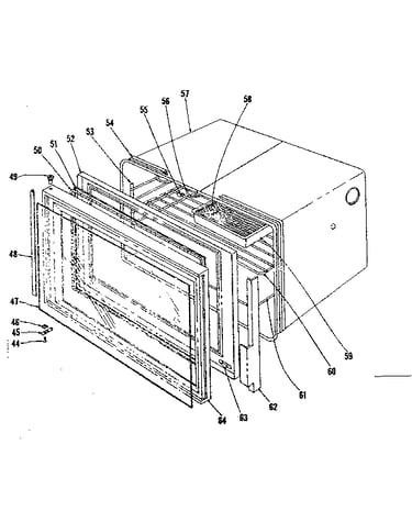 Upper oven section