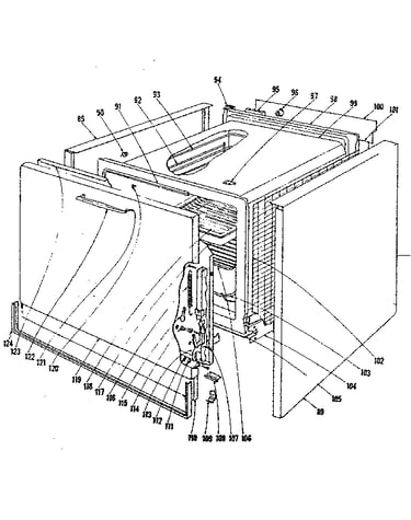Lower oven section