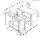 Kenmore 1019906441 oven section diagram