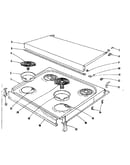Cook top section