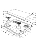Cook top section