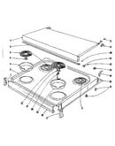Cook top section