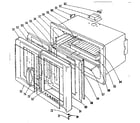 Kenmore 1019136441 oven section diagram