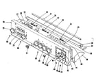 Kenmore 1019136590 control panel section diagram
