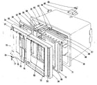 Kenmore 1019136590 oven section diagram